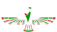 Faravahar Zarathustra Zoroastrian Farohar Iran Flag Dry Zone Grid Polo