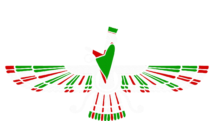 Faravahar Zarathustra Zoroastrian Farohar Iran Flag Dry Zone Grid Polo