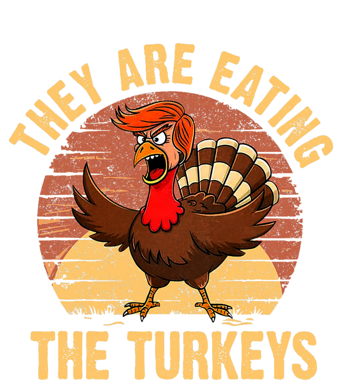 They Are Eating The Turkeys Thanksgiving Trump Humor Kamala Pajama Set