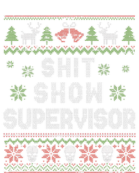 Shit Show Supervisor Christmas Sweater Funny Ugly Xmas Zip Tote Bag