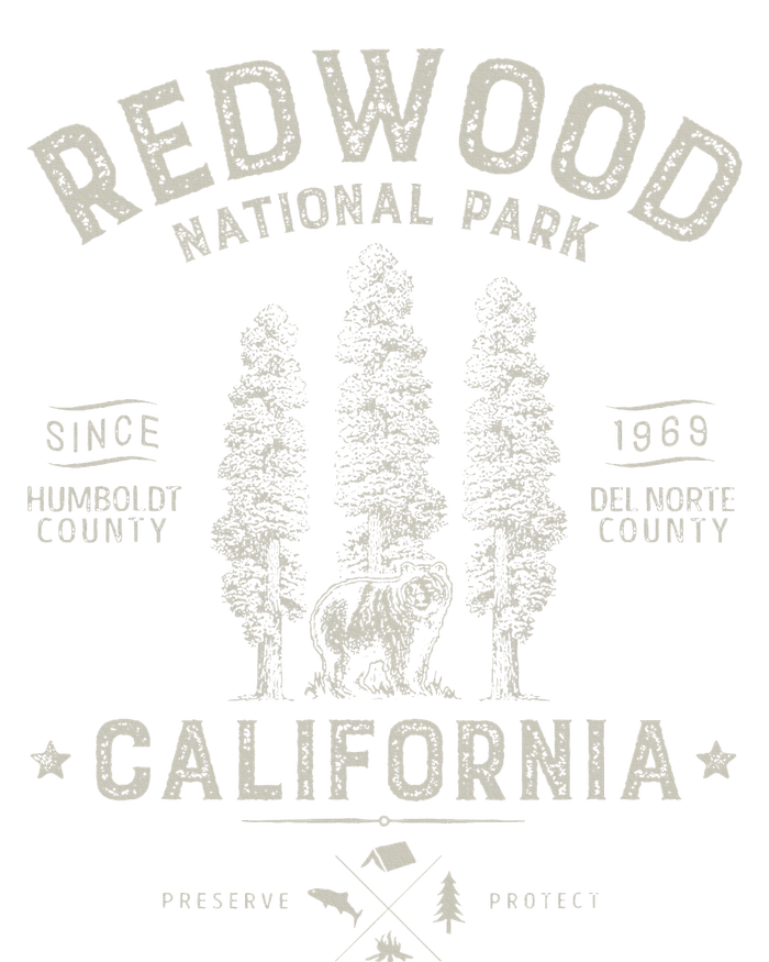 Redwood National Park Vintage California Bear Gifts Tie-Dye T-Shirt