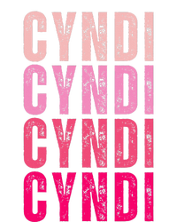 Cyndi Personalized Name I Love Cyndi Vintage V-Neck T-Shirt