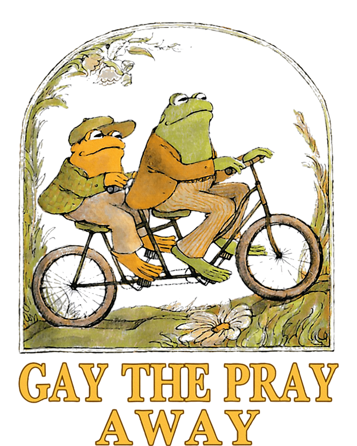 Retro Gay The Pray Away Frog &Toad Say Gay Rights Lgbt Pride Full-Length Apron With Pockets