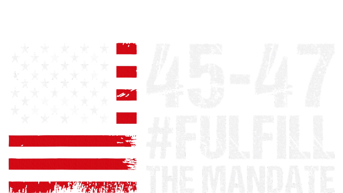 Us Flag Fulfill The Mandate 45 47 Sustainable Bucket Hat