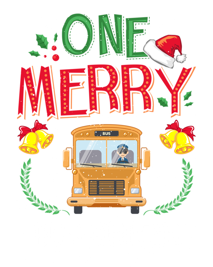 One Merry Bus Driver Driving School Ugly Christmas Baby Long Sleeve Bodysuit