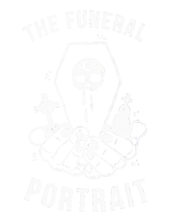 The Funeral Portrait Coffin Skull Premium T-Shirt