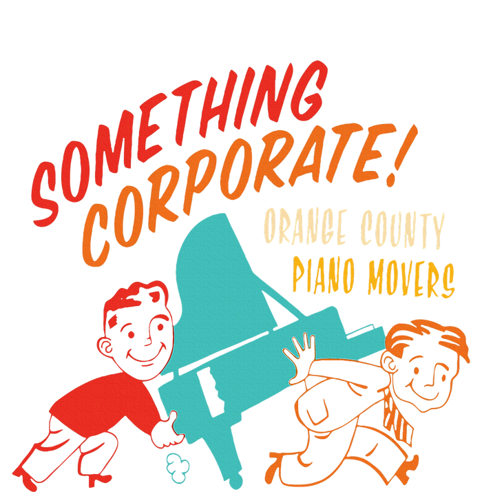 Something Corporate! Orange County Piano Mover Design 16 in Basic Backpack