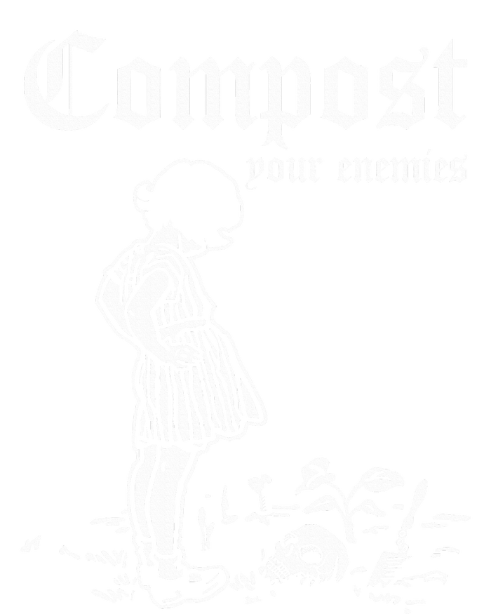 Retro Compost Your Enemies Vintage Dark T-Shirt