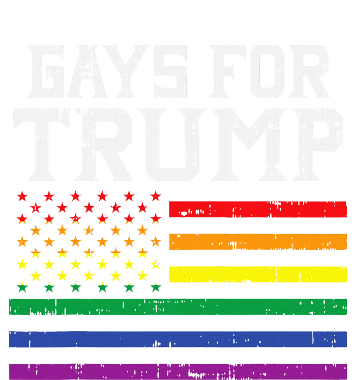 Gays For Trump Usa Flag Pro Reelect Donald 2020 Lgbt Gift Kids Tie-Dye T-Shirt