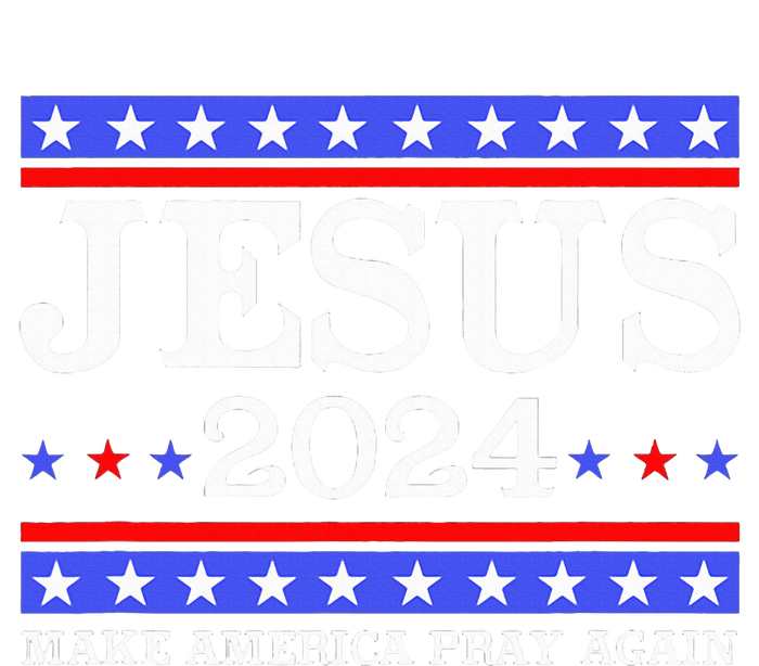 Funny Jesus 2024 Vote Make America Pray Again Christ Performance Long Sleeve Polo