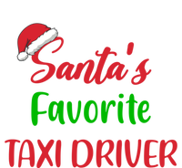 Funny Christmas Xmas Santas Favorite Taxi Driver Men's Origin Performance Pique Polo