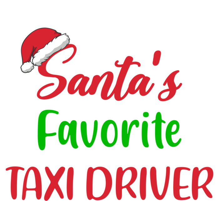 Funny Christmas Xmas Santas Favorite Taxi Driver Men's Origin Performance Pique Polo