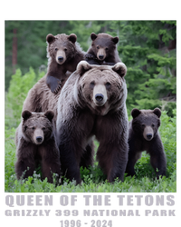 Queen Of The Tetons Grizzly 399 National Park 1996 2024 T-Shirt