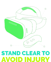 Funny Virtual Reality Hazard Vr Stay Clear To Avoid Injury Sweatshirt