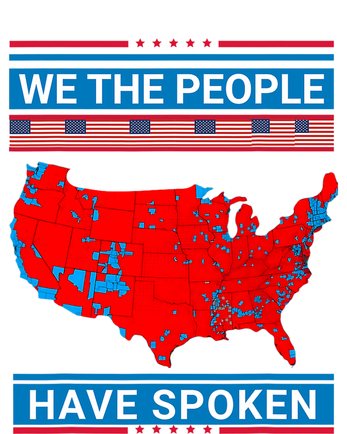 We The People Have Spoken Map Of 2024 Election T-Shirt