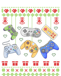 Ugly Christmas Gamers Video Game Controller Santa Elf T-Shirt