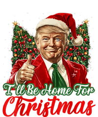 ILl Be Home For Christmas Xmas Trump Pajamas Holiday Santa Long Sleeve Pajama Set