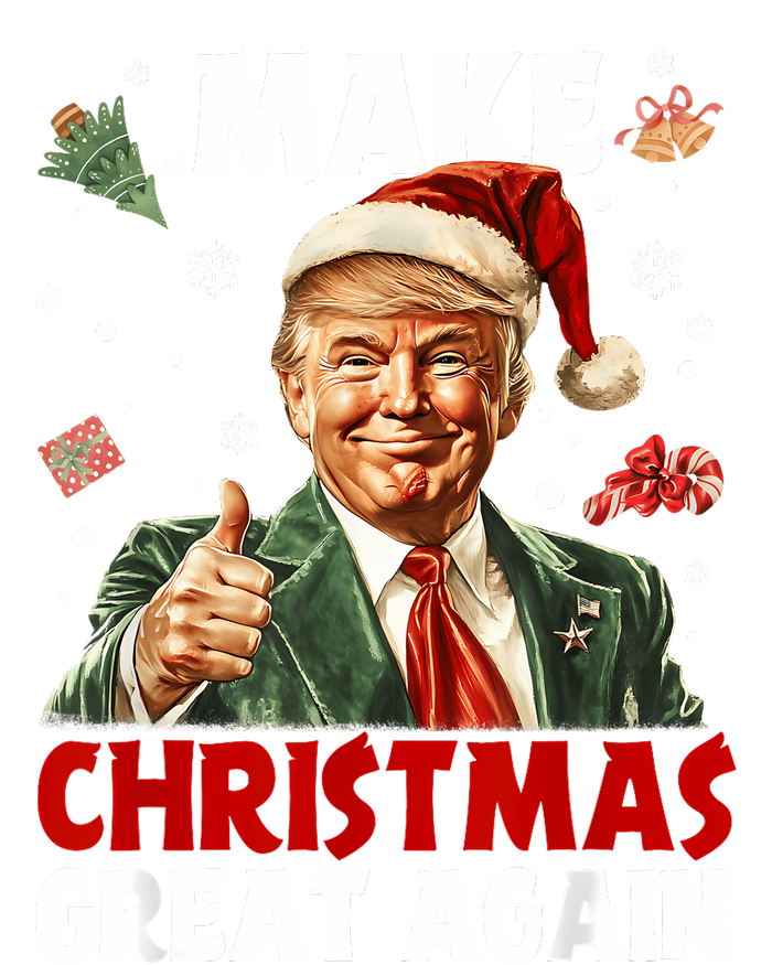 Make Christmas Great Again Santa Funny Trump Xmas Pajamas T-Shirt