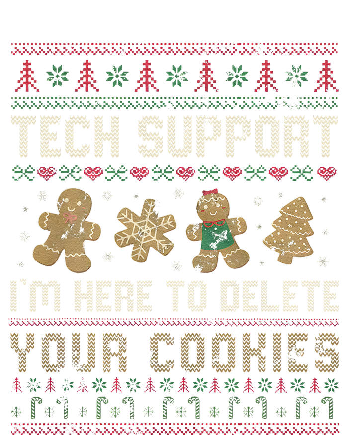 Funny Techsupport I’M Here To Delete Your Cookies Christmas Softstyle Adult Sport Polo