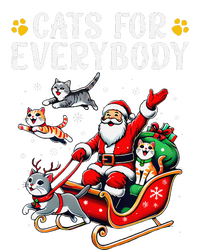 Cats For Everybody Christmas Cat Funny Xmas Cat Santa Lover Tall Long Sleeve T-Shirt