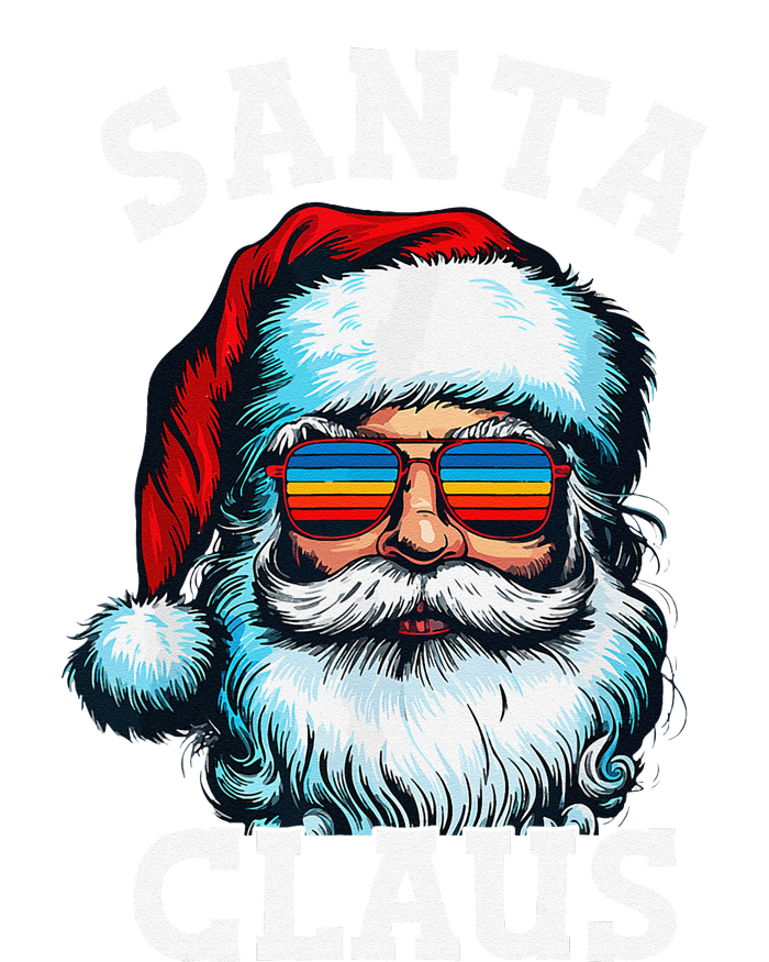 Vintage Christmas Santa Claus Face Glasses Old Xmas Matching T-Shirt