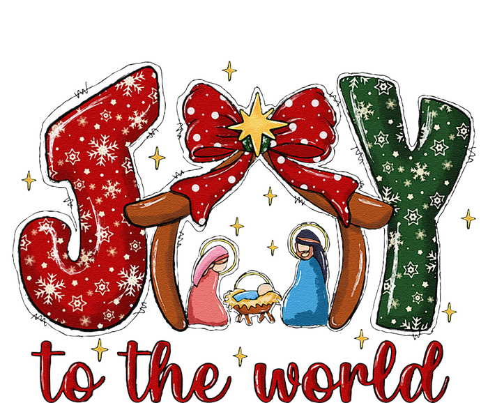 Joy To The World Nativity Scene Christmas T-Shirt