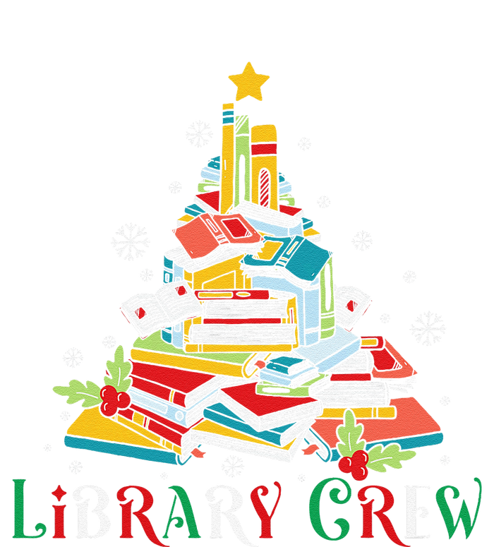 Library Crew Christmas Light Funny Book Lover Librarian Xmas T-Shirt