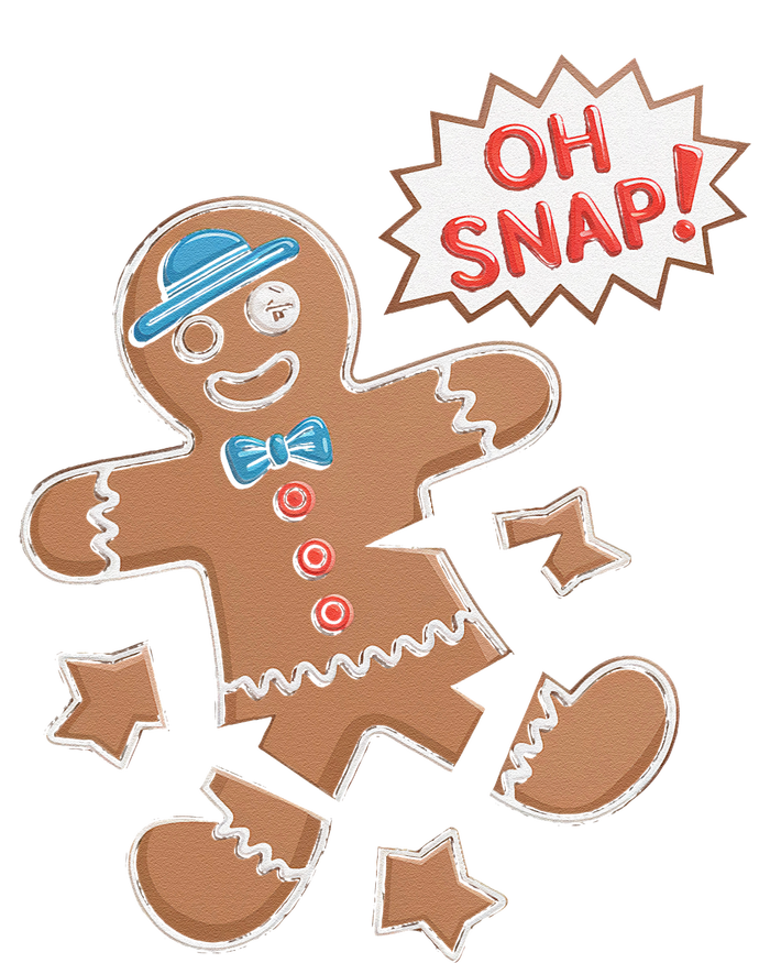 Oh Snap Funny Gingerbread Cookie Holiday Design For Bakers T-Shirt