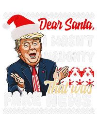 Christmas Trump Dear Santa Fake News Funny Xmas T-Shirt