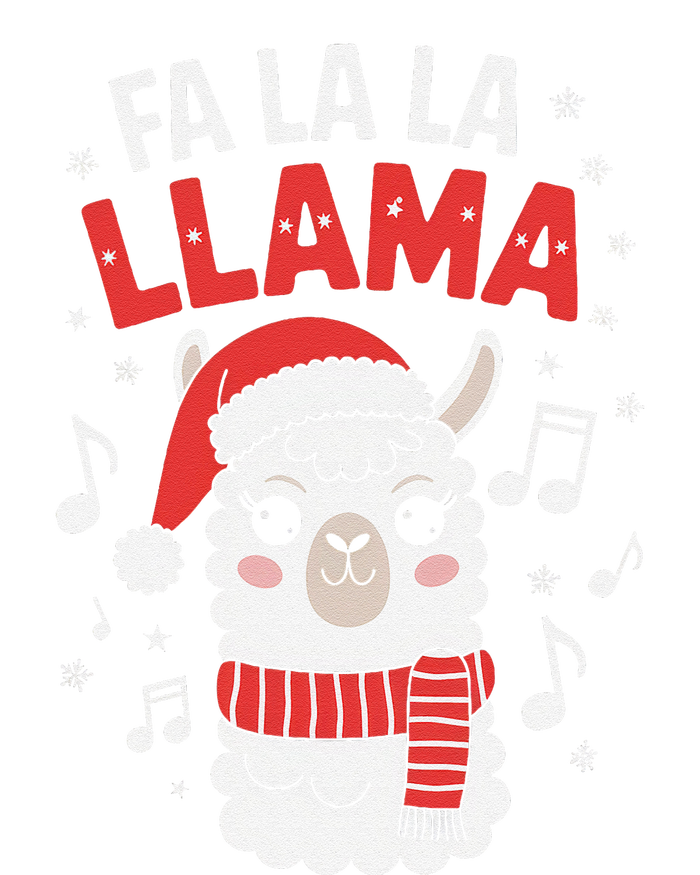 Fa La La Llama Funny Holiday Llama Christmas Carol Softstyle Adult Sport Polo