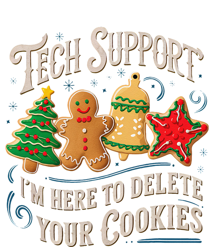 Christmas Tech Support Here To Delete Cookies It Softstyle Adult Sport Polo