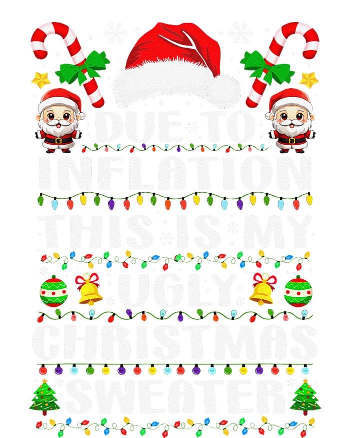 Due To Inflation Ugly Christmas Sweaters Family Xmas Pajamas Mousepad