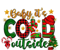 Baby ItS Cold Outside Buffalo Plaid Christmas Matching Yupoong Adult 5-Panel Trucker Hat