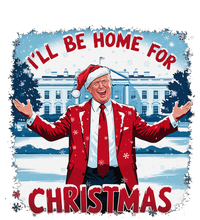 Trump 2024 ILl Be Home For Christmas Funny Trump Xmas 2024 Sustainable Beanie