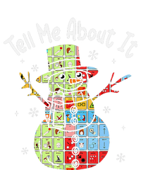 Tell Me Cute About It Speech Pathology Snowman Christmas T-Shirt