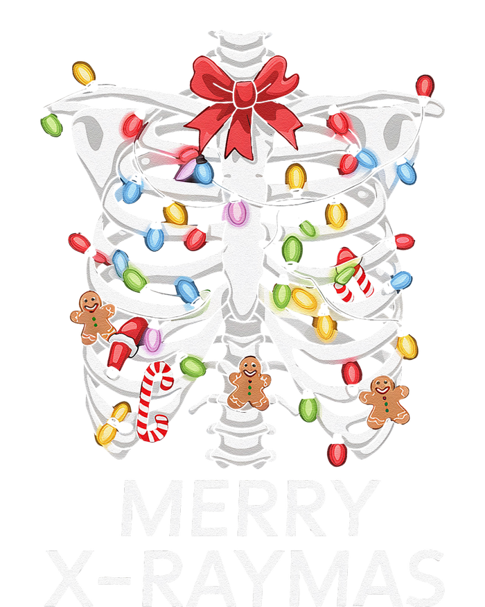 Xray Christmas Skeleton Medical Gingerbread Rib Cage T-Shirt