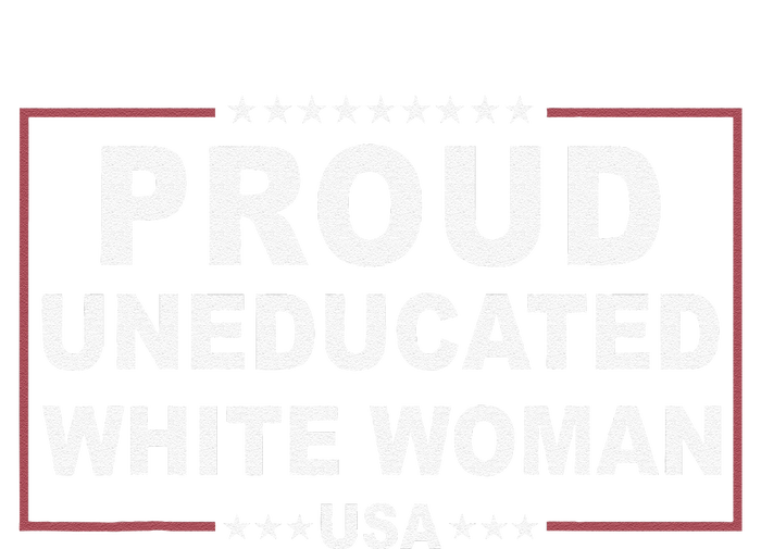 Proud Uneducated White Woman Yupoong Adult 5-Panel Trucker Hat