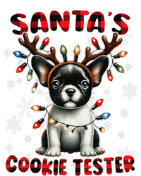 Frenchie Santa Hat & Christmas Lights Cute French Bulldog T-Shirt