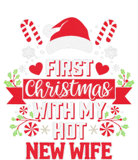 First Christmas With My Hot New Wife Funny Newlywed Couples Yupoong Adult 5-Panel Trucker Hat