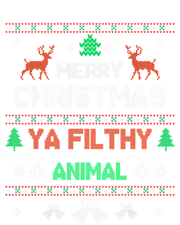 Funny Alone At Home Movies Merry Christmas You Filty Animal Gift T-Shirt