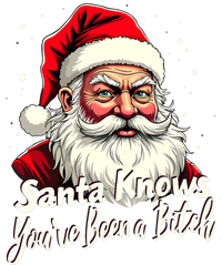 Santa Knows YouVe Been A Bitch Adult Humor Christmas Party Ladies PosiCharge Competitor Racerback Tank