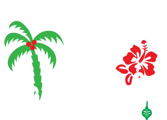 Mele Kalikimaka Hawaiian Merry Christmas Gift Women's Tri-Blend 3/4-Sleeve Raglan Shirt