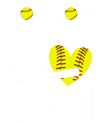 My Favorite Softball Player Calls Me Gigi Softball Gigi Gift Pom Pom 12in Knit Beanie