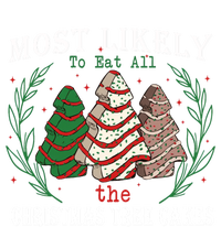 Retro Most Likely To Eat All The Christmas Tree Cakes Debbie Gift T-Shirt