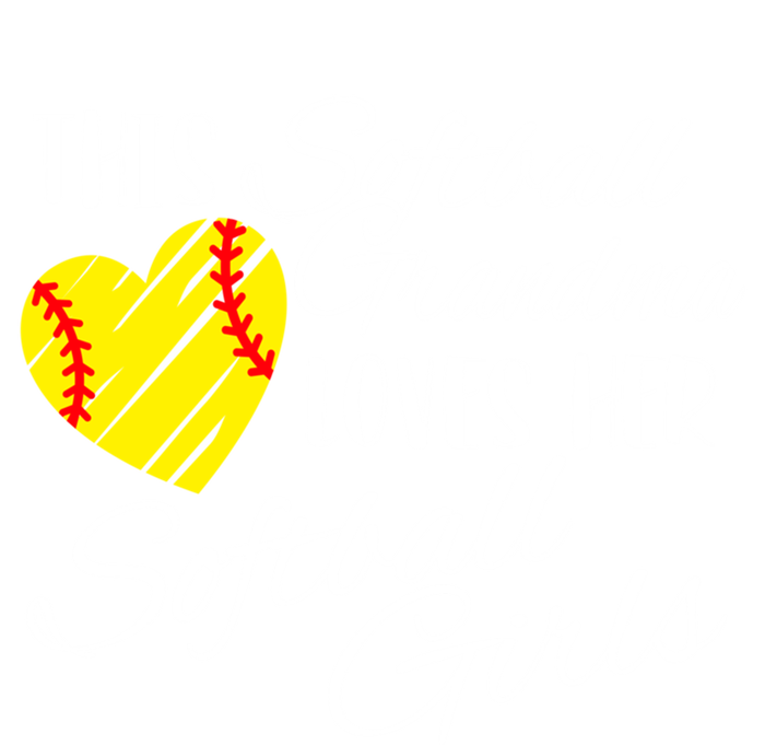 Softball Grandma Loves Her Softball Gift T-Shirt