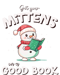 Cute Christmas Holiday Snow Mittens On A Good Book Gift T-Shirt