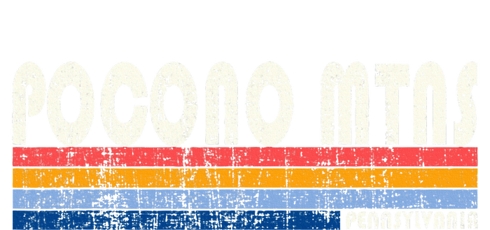 Vintage 70s 80s Style Pocono Mtns Pa T-Shirt