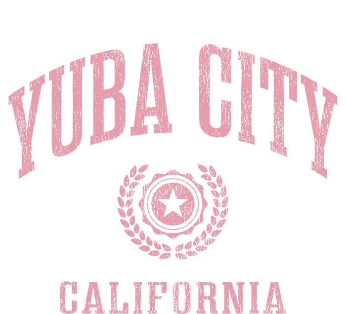 Yuba City Ca Vintage College Sports Design Women's Long Sleeve Flannel Pajama Set 