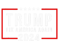 Trump 2024 Fix America Again Donald Trump 2024 Tie-Dye Long Sleeve Shirt