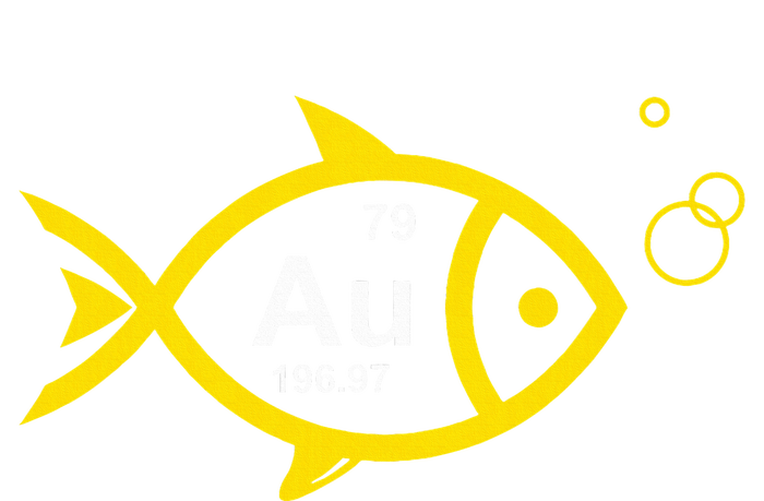 Au Goldfish Gold Metal Chemistry Pun Tote Bag